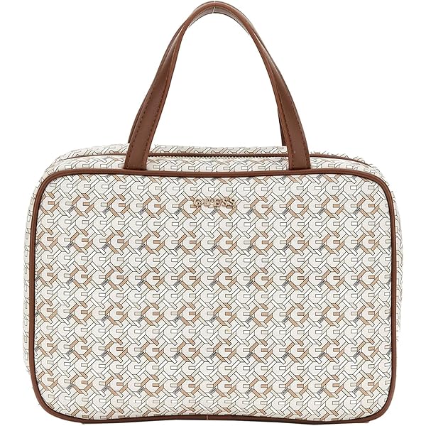 GUESS trousse de toilette Wilder Cosmetic Travel Bag Charcoal gris foncé