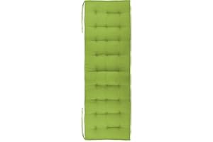 Brandsseller Bench Cushion Outdoor / Indoor 27 Quilting Approx. 140 x 40 x 4 cm Light Green