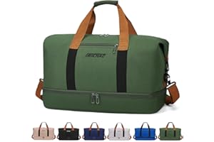 RUYI Sporttasche Damen Reisetasche Herren, Sporttaschen mit Schuhfach & Nassfach, Large Capacity Travel Bag Leichte Trainingstasche wasserdichte Schwimmtasche für Reisen, Sport, Fitness