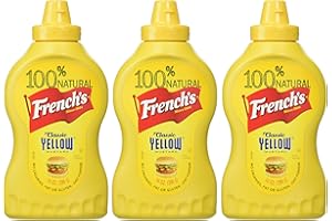 French's Classic Yellow Squeeze Bottle Mustard 14 Oz (pack of 3) by French's