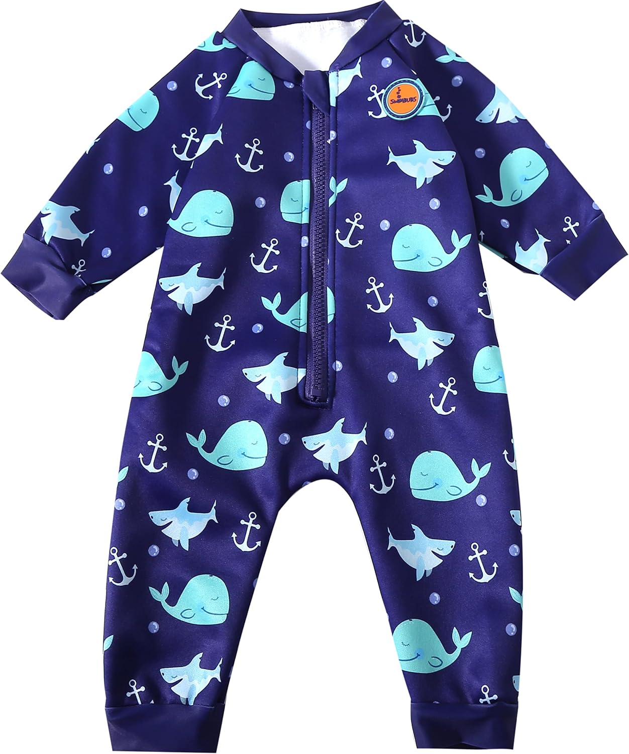 Swimbubs Baby Swimming Warm Suit Boys Fleece Lined Wetsuit Girls UV UPF50 Sun Protection Swimsuit