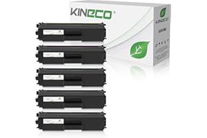 Kineco 5X XL Toner ersetzt TN421 TN423 2X bk 1x CMY Multipack für Brother MFC-L8690CDW MFC-L8900CDW