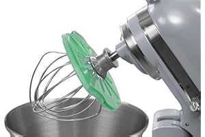 Whisk Wiper® PRO for Stand Mixers - Mix Without The Mess - The Ultimate Stand Mixer Accessory - Compatible with KitchenAid Tilt-Head Stand Mixers - 4.5qt, 5qt (Color: Aquamarine)