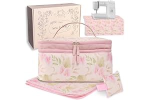 Askellar® Costurero, Kit de Costura con Costurero Grande, Alfiletero y Alfombrilla, Costureros Completos, Caja Costura