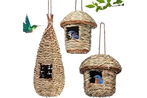 ONLYFLY Nizirioo 3 Pcs Pájaros Casas Colgantes, Nidos De Pájaro Exterior, Casita Pajaros Exterior