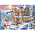 Puzzles 1000 Pieces for Adults jigsaw puzzles for adults 1000 Piece Christmas Puzzle Educational Games-Christmas Castle-Home Decoration Puzzle 1000 Pieces