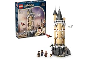 LEGO Harry Potter Sowiarnia w Hogwarcie, Zabawka Konstrukcyjna dla 8-latki, Dziewczynki i Chłopca, do Odgrywania Ról, 3 Minifigurki i 4 Figurki Sowy, Prezent dla Dzieci i Fanów Wizarding World 76430