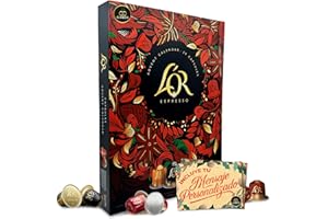 Calendrier de l’Avent Café L’OR Espresso 2025 · 24 Capsules de Café Premium Compatibles Nespresso® · Édition Limitée Gourmet + Carte Personnalisable Cia&Co
