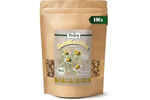 Biojoy BIO Kamomillblommor, torkade, hela, örtte, 100 g