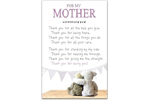 Emotional Rescue Cute Mothers Day Card, “Thank you for all the help you give …” Mother's Day Card, Mothers Day Card to Mother, Mother, Cuddly Cute Teddy Bears.