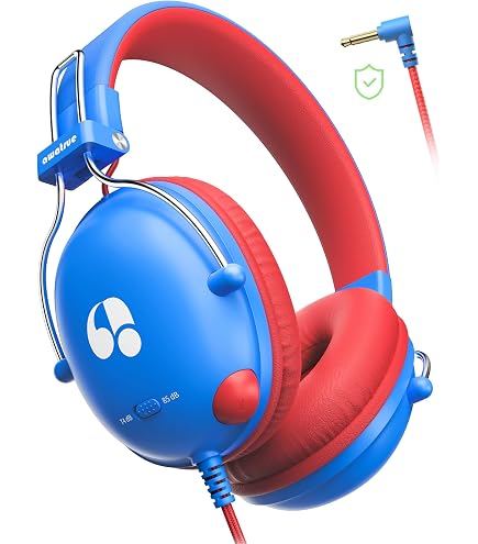 IClever Casque Enfant Avec Oreilles De Chat LED - Volume Limitée 85dB, Pliable, Compatible 3.5mm Pour IPad/Tablette