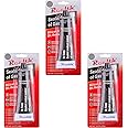 Realth Silicone Gasket Maker 3 Pack High Temperature RTV 3.53 Oz (100g) Ultra Grey Oil Resistance Sealant High Strength Flange Sealing for Automotive Motorbike Machine Equipment Repairing(SG413)