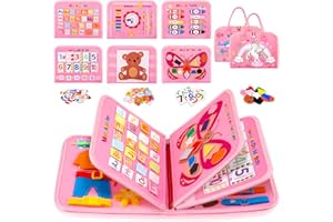 Gvoo Busy Board Montessori (Version Française) - Planche d'Activités Jouet Éducatif Sensoriel Préscolaire pour Le Développement de la Motricité, Cadeau pour Garçons et Filles