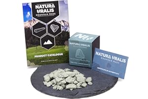 ‎NATURA URALIS Natura Uralis Cambrian Blaue Tonerde | 100g Natürliche Blaue Tonerde, Blau-Grau Bis Pastellblau – Erstaunliches Knirschen, Befriedigend Erdige, Samtige Und Feste Textur, ASMR-Erlebnis