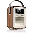 VQ Retro Mini Portable Dab Radio with Bluetooth Speaker and Aux - Dab+ ...