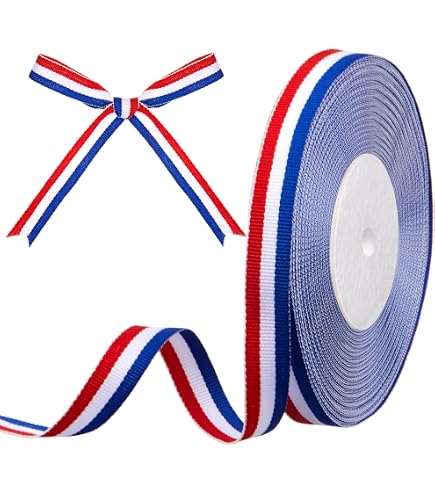 Nastro Tricolore Francese Blu-bianco-rosso, Larghezza 25mm (2,5 Cm), Per Medaglie E Conscrits