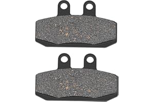 AHL 1 Paar Motorrad Vorderer Bremsbeläge Kompatibel mit HONDA SJ 50 P/R/S/T/V/W/X ‘Bali’ 1993-1999/ SJ 100 T/V/W/X ‘Bali-Ex 1996-1999/ CA 125 V/W/X ‘Rebel’ 1998-2000/ XL 200 L 1985