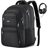 Paude Sac &agrave; dos pour ordinateur portable, sac &agrave; dos d'&eacute;cole, grand sac &agrave; livres avec USB pour lyc&eacute;e, &eacute;tudiants, bureau, affai