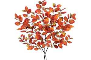 ‎ARBORUS Arborus 3 Stück Künstliche Herbstzweige 90CM Kunstzweige Herbst Künstliche Äste Herbstpflanzen Äste und Zweige Deko Buchezweige Kunstplfanzen Zweige für Herbst Deko Tisch Deko Zimmer Deko Wohn Deko