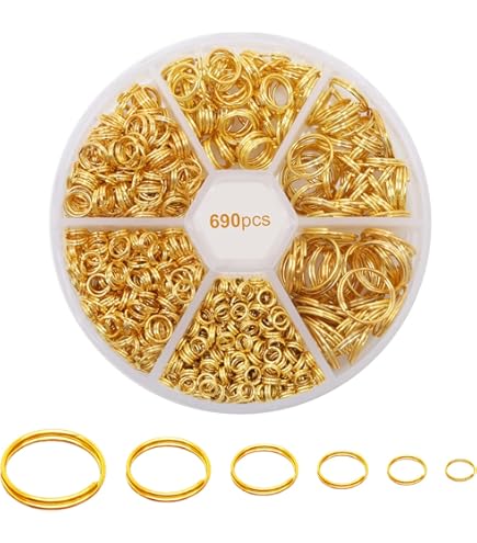 40 stuks gouden OctBird karabijnhaken, kleine karabijnhaken, multifunctionele sleutelring, van verguld metaal, 360 graden draaibaar, creatieve mini- sleutelhanger voor rugzak, handtas, accessoires