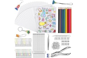 WECUTE 225 Pcs Plastico Magico Shrink Plastic Set, Incluye A4 20 Piece Hojas de Plástico Encogible transparente Termocontraíble para Hacer Llaveros para Niños Manualidades DIY (A4)