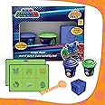 Dough Magic Pj Masks Roll N Match Cube Activity Set with Moulding Lid Pack of 2 100Gm Each|Soft Dough|Fun with Water Based Dough|Art & Craft Kit|Birthday & Return Gift for Kids 3 Yrs+|-Multicolor