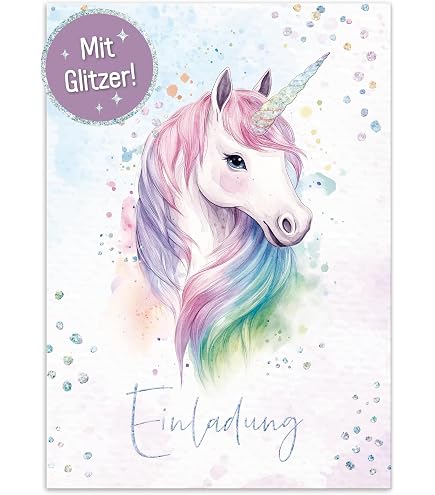 6 Einhorn-Party-Anhänger – Bunt, Aus Kunststoff, Für Kindergeburtstag & Mitgebsel