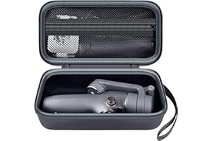 Hülle für DJI Osmo Mobile 8/7/6 Smartphone Stabilisator, Tasche für 3-Achsen Handheld Gimbal, Tragetasche für OM6 Verlängerungsstange & Magnetische Handyklemme 3 & Grip Stativ Zubehör - Nur Hülle