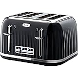 Breville VTT476 Impressions 4-Slice Toaster with High-Lift and Wide Slots, Black