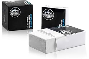 ‎VERTICAL FELLOWS VERTICAL FELLOWS - DERMATEST sehr gut - Chalk Block 2X 56g oder 4X 56g ideale Kletterkreide zum Klettern Bouldern, Magnesia zum Turnen Gewichtheben Kraftsport
