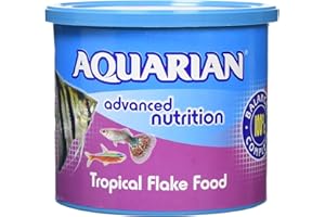 API AQUARIAN Complete Nutrition, Aquarium Tropical Fish Food, Flakes, 200 g Container