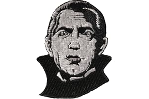 Rock Rebel Universal Monsters Bela Lugosi Dracula Embroidered Patch White