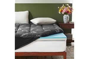 ‎BEDLORE BEDLORE Gel Topper 140x200cm H2 H3,Öko-Tex Zertifiziert,Matratzen Topper mit extra tiefem Tasche,Matratzentopper Memory Foam,produziert nach deutschem Qualitätsstandard