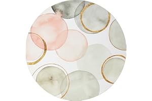 CREATIVE TOPS PREMIUM C000280 podkładki pod talerze z korkiem, z nadrukiem, pozłacane kule, białe, 29 cm, zestaw 4 sztuk