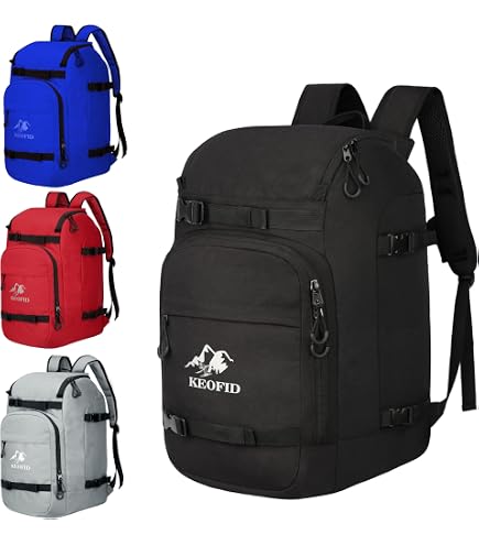 LEKI Ski Boot Bag WCR 85 Ski Boot Bag Red 85 L - 60 x 40 x 35 cm