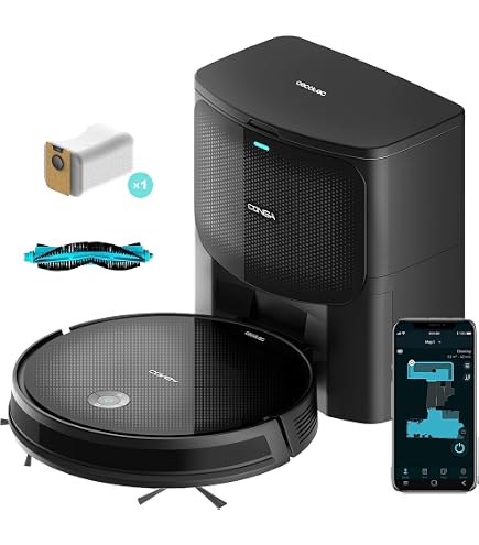 Seitenbürsten Für Cecotec Conga 2290 Ultra | 4 Stück, Anti-Wicklungs-Design | Ersatzbürsten Für Roboter-Staubsauger