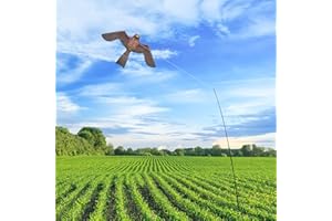 flyonte Bird Control Telescopic Bird Scarer Style A Kite with 6m Extendable Pole for Backyard Lawn Farm Garden and Field