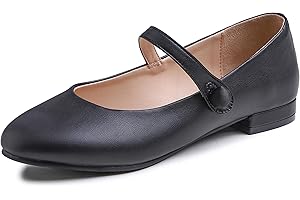 Feversole Women's Comfort Ballet Flats Strap Comfort Casual Mary Jane Shoes