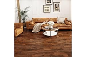 FLOREXP Vinyl Flooring - Lino Flooring,Peel and Stick Floor Tiles Self Adhesive Vinyl Flooring,2.0mm 10cm×15cm 1 Piece Enviornmentally Friendly for Kitchen Bathroom Office (Honduras Rosewood Sample)