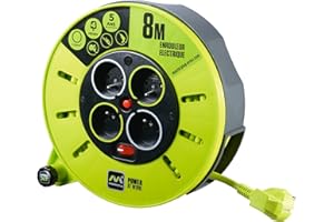 MASTERPLUG Nexus elektryczny bęben kablowy, zielony, 61266, 230|voltsV