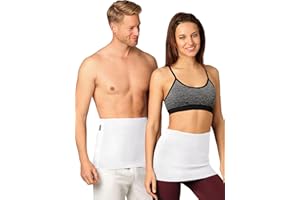 BeFit24 Pancera Riscaldante in Lana Merino per Uomo e Donna - Fascia Lombare Termica, Nero