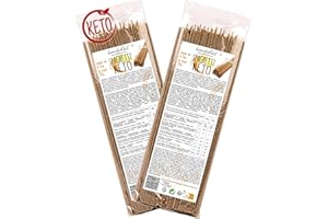 LINE@DIET Spaghetti semiacabados 55% de proteína | Pasta que es amiga de tu estado físico | Alto contenido de proteína y fibra | Bajo en carbohidratos (10 porciones (500g))