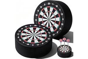 Zocipro 2 Pezzi Rastrelliera per Freccette, Mini Stazione Portatile Dart Base Station, Rack per Riporre Freccette con Punta Morbida e in Acciaio (Nero, 10 x 4cm)