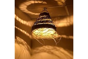 ETNICO ARREDO Lustre Marocain Paille Rotin Suspension Ethnique Maroc 3010191210
