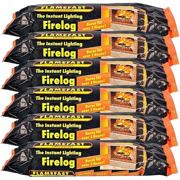 Duraflame Fire Logs, 9 x 2.72kg : Amazon.co.uk: DIY u0026 Tools