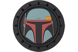 Plasticolor 000664R01 Star Wars Boba Fett Auto samochód ciężarówka SUV uchwyt na kubek podstawka 2-pak