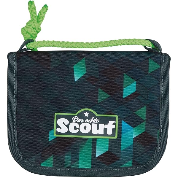 DINO - Scout Brustbeutel - Geldbeutel - Kinder Portemonnaie in