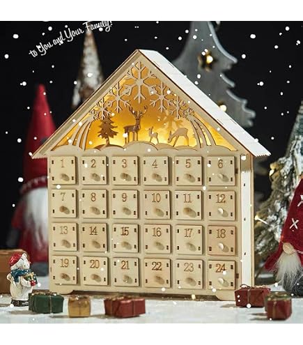 Calendrier De L'Avent En Forme De Sapin Artemio - Dimensions 52 X 35 Cm, Déco De Noël à Suspendre