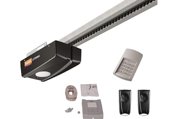 Hörmann 4510479 Ecostar Liftronic 800-2 Moteur de Porte de Garage 800 N 433 MHz avec 2 Émetteurs Manuels RSC 4, 1 Commutateur de Code Radio + 1 Bouton Intérieur PB3 + Accessoires de Montage Inclus