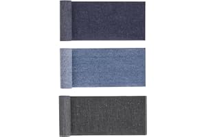 LYRAMIS 15 Pcs Rouleaux Patch Thermocollant Jean,Tissu Thermocollante Vetement Entoilage Thermocollant Couture Patchs Tissu Autocollant Reparation Patches,pour Enfant Adulte Coudre Jeans (3 Rouleaux)